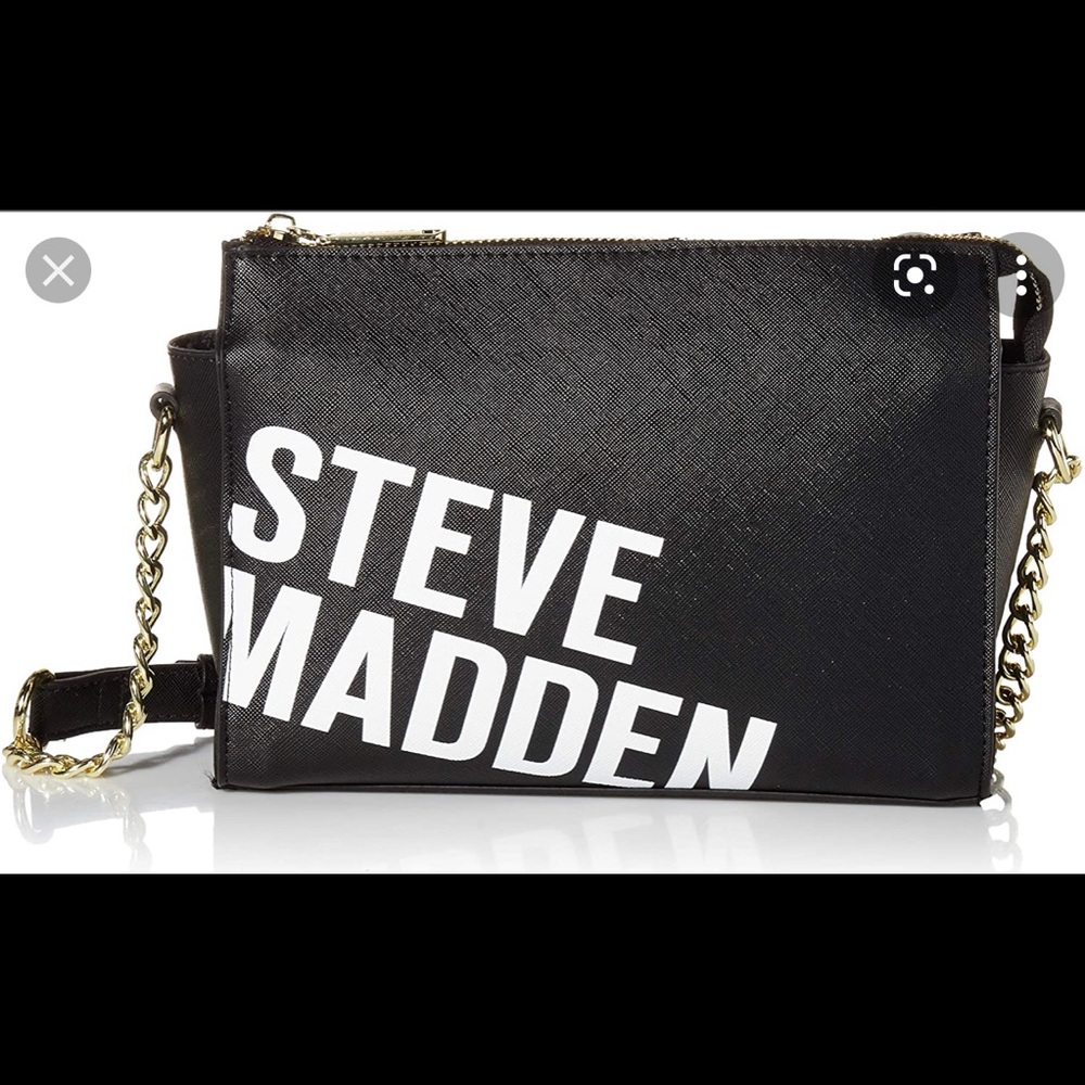 Black Steve Madden cross body bag